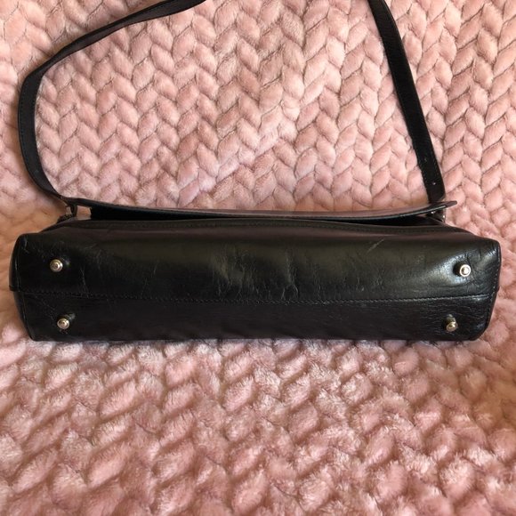 Mancini Black Leather Purse - Picture 3 of 4